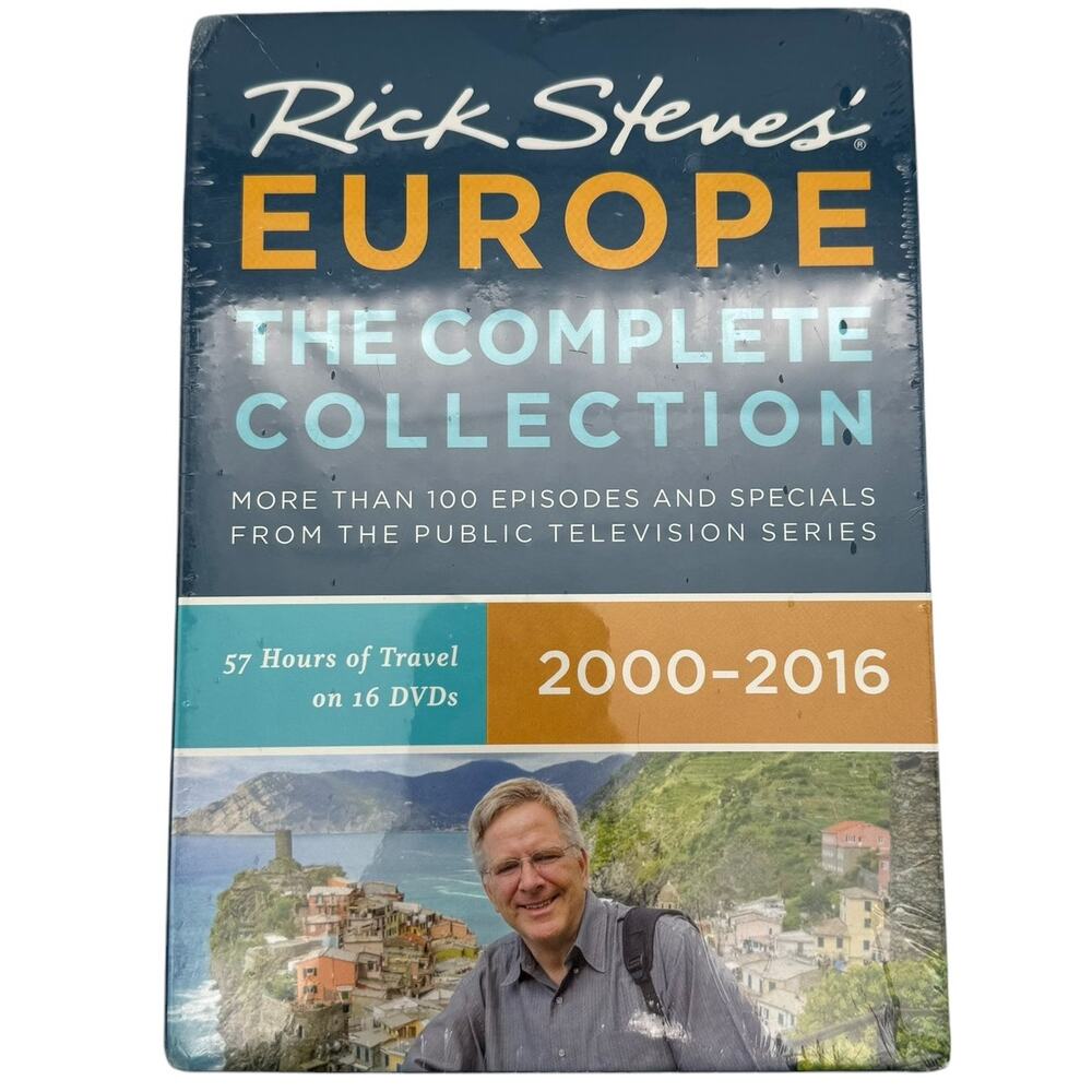 Rick Steves' Europe Complete Collection DVD Set 2000-2016 16-Disc New Sealed